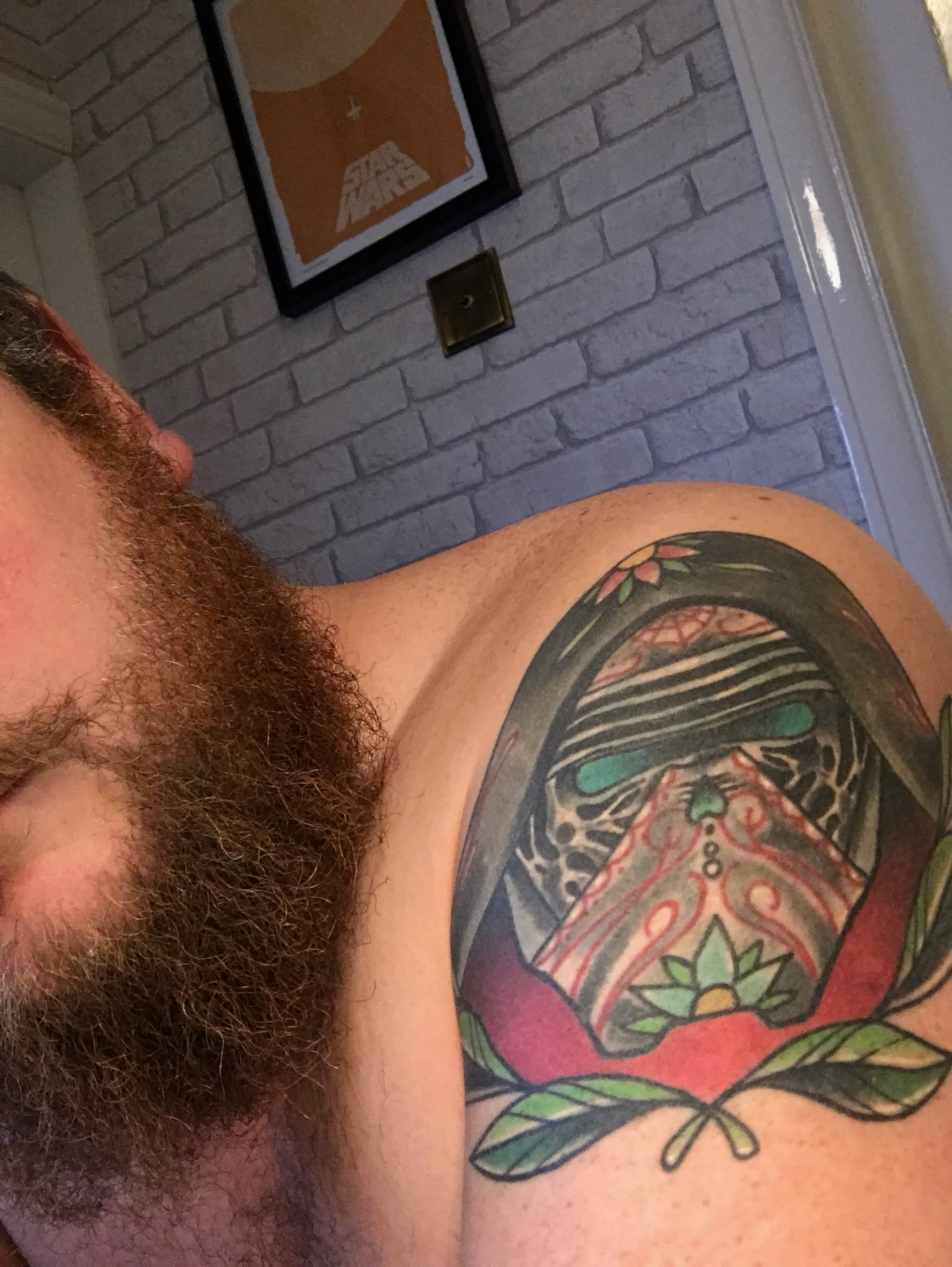 Shoulder Starwars Tattoo For Men