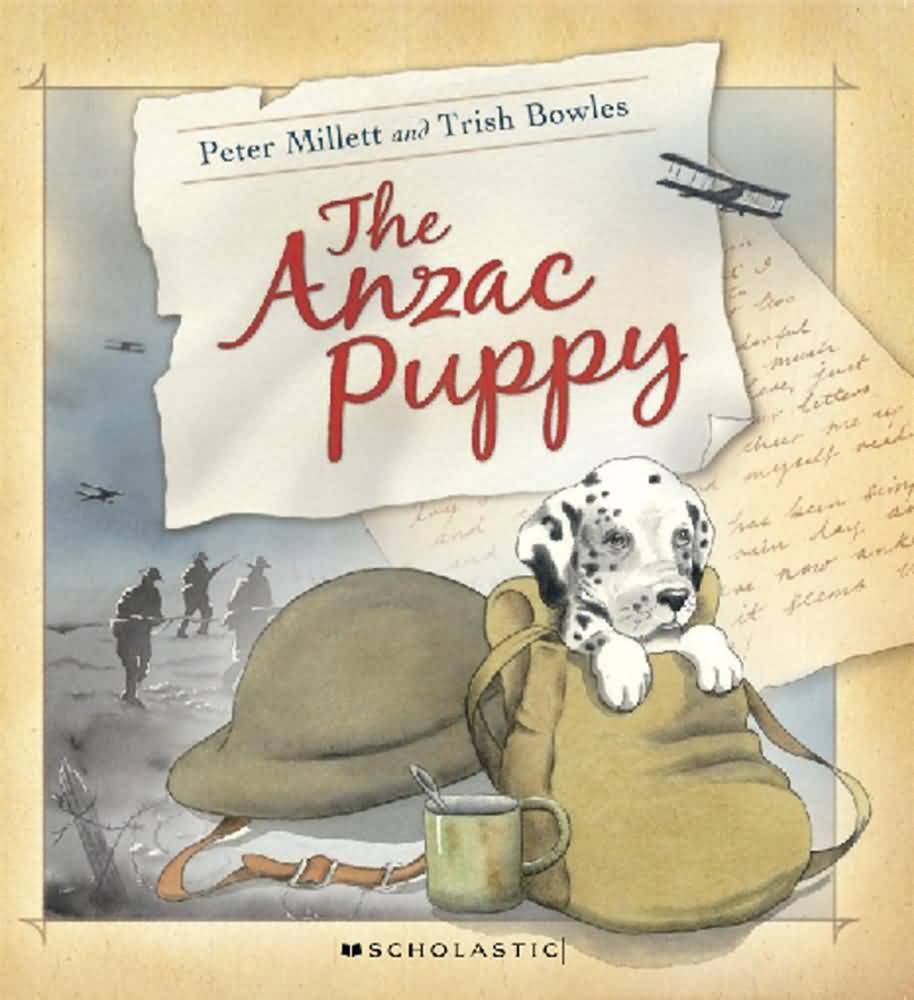 The Anzac Puppy Cartoon Picture