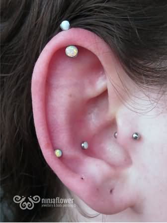 Tragus And Snug Piercing For Girls
