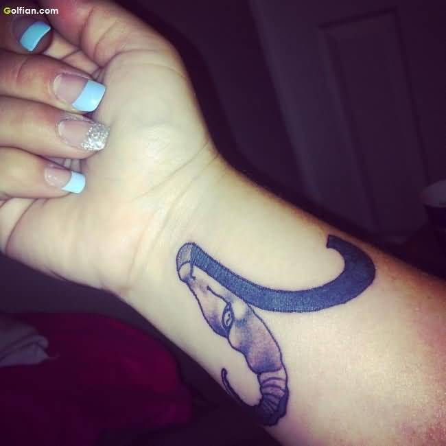 Unique Aries Zodiac Sign Tattoo On Girl Right Wrist