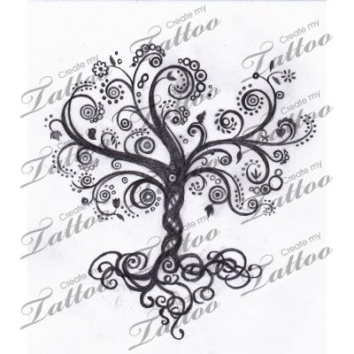 Unique Classic Tree Of Life Tattoo Design By Aisha