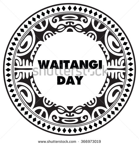 Waitangi Day Black And White Picture