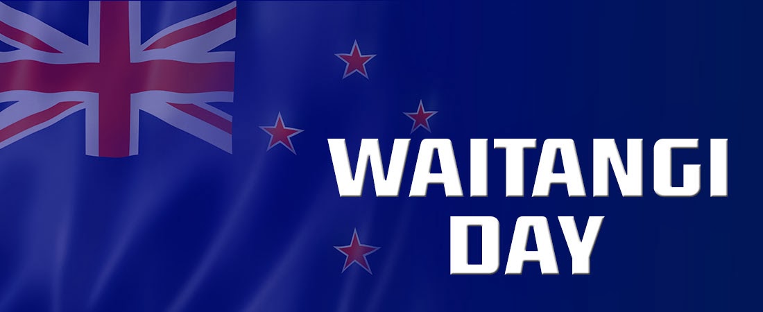Waitangi Day New Zealand Flag In Background Facebook Cover Picture