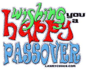 Wishing You A Happy Passover Glitter