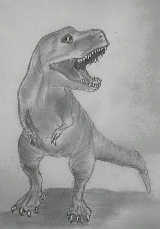 DIE…no..souls – Dinosaur Drawing