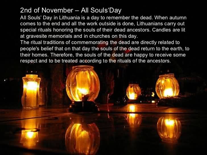 2nd Of November All Souls Day
