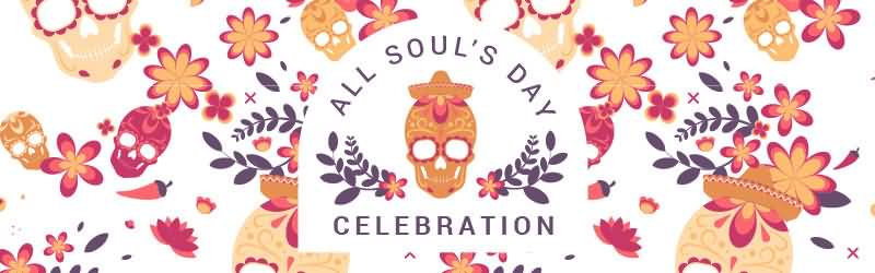 All Souls Day Celebration Sugar Skull Facebook Cover Photo