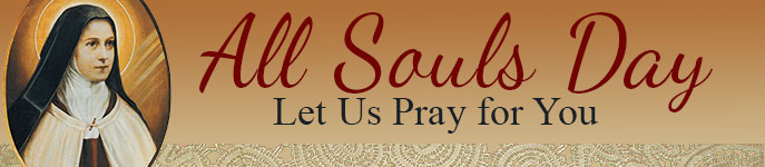 All Souls Day Let Us Pray For You Header Image