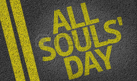 All Souls Day Written On Road