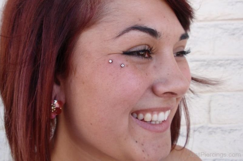 Awesome Dermal Anchors Butterfly Kiss Piercing For Women