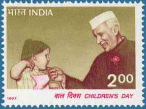 Bal Divas Children’s Day Postal Stamp Picture