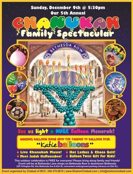 Chanukah Family Spectacular Poster