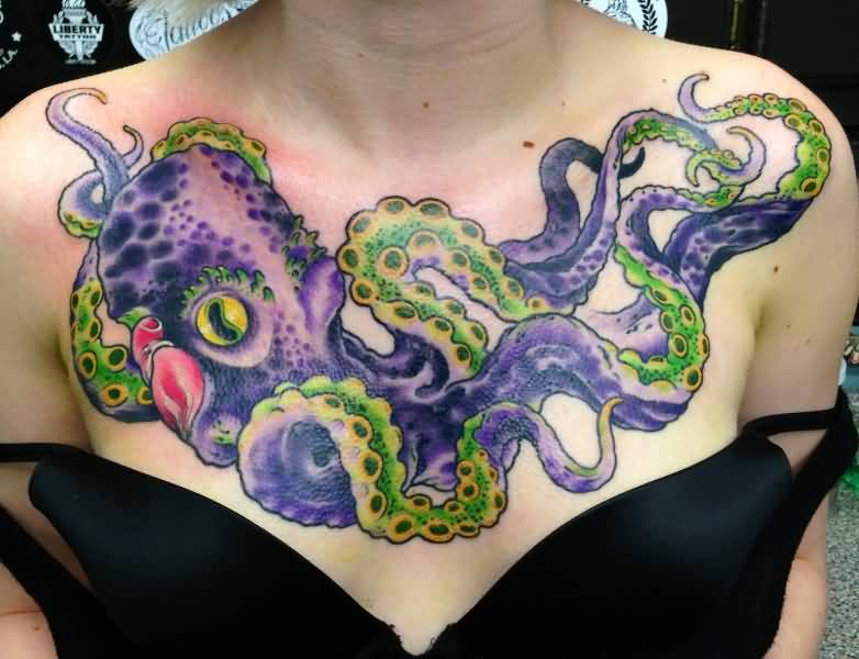 With tattoo girl octopus 72 Best