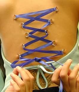 Corset Body Piercing For Young Girls