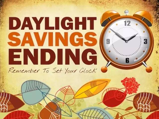Daylight Saving Ending Remember To Set Your Clock