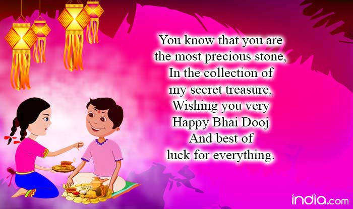 Happy Bhai Dooj And Best Of Luck For Everything