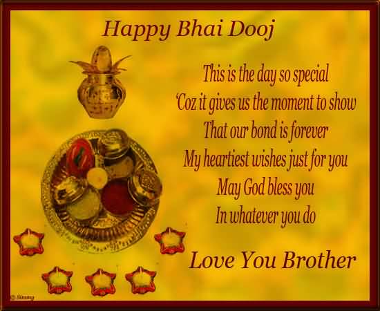 Happy Bhai Dooj This Is The Day So Special