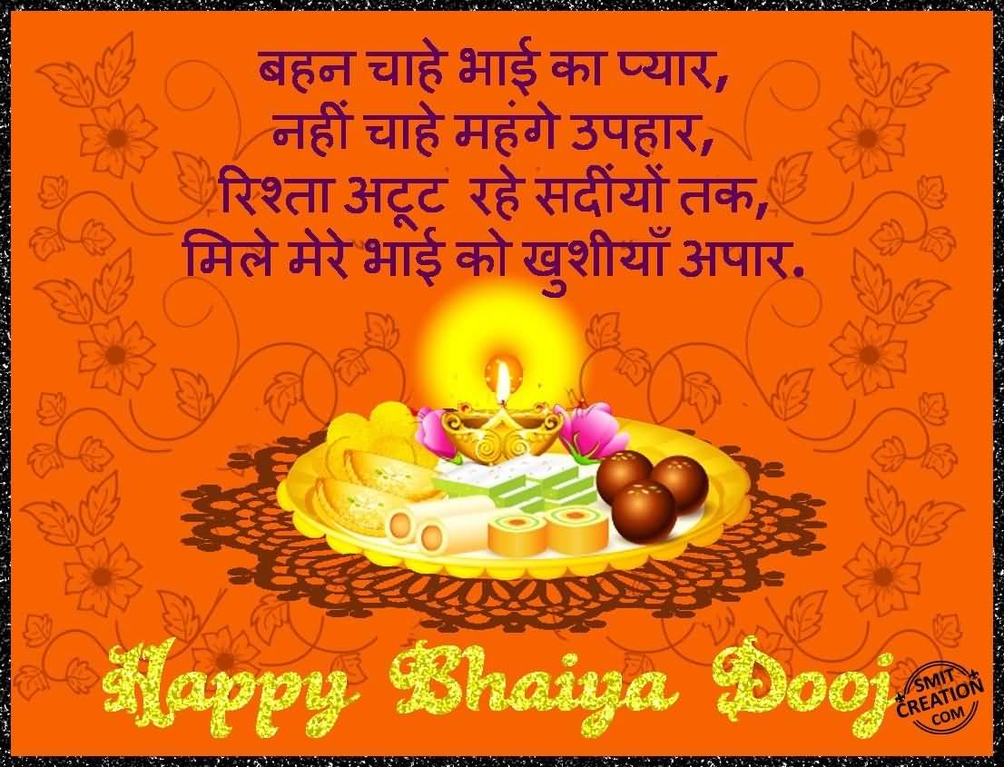 Happy Bhaiya Dooj Greeting Card