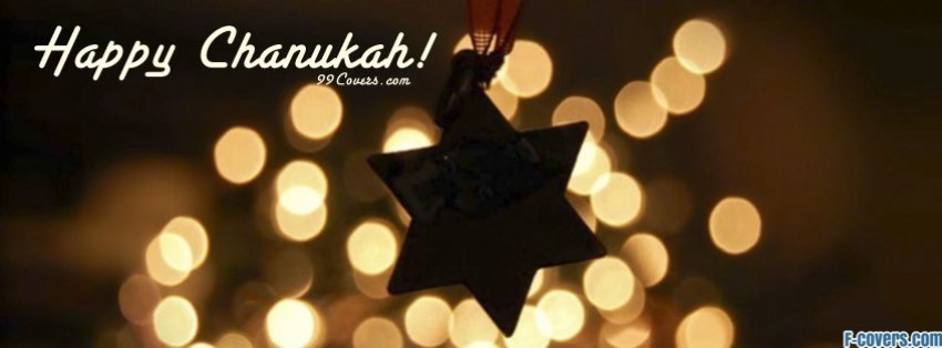 Happy Chanukah Wishes Facebook Cover Picture