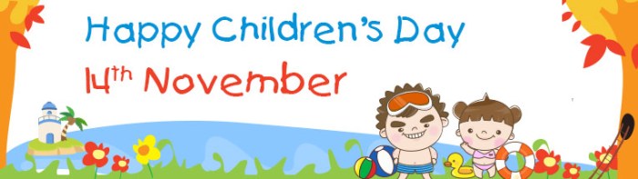 Happy Children's Day  14th November Facebook Cover Photo
