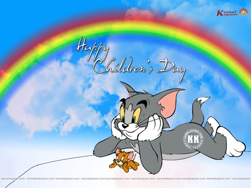 Happy Children's Day Tom And Jerry Picture