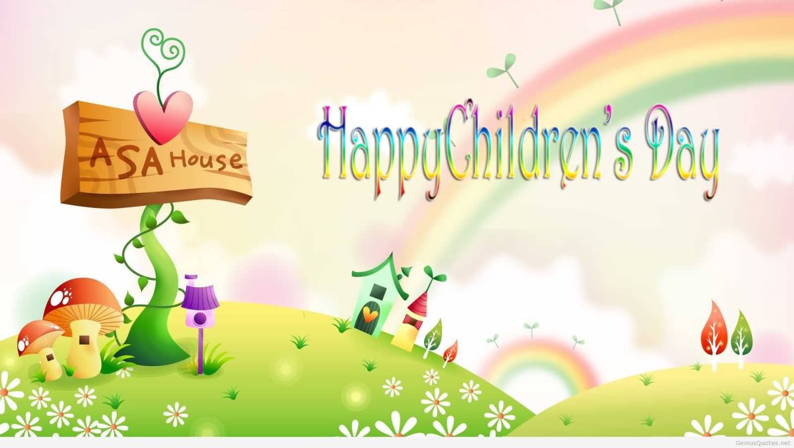 Happy Children's Day Wishes Wallpaper