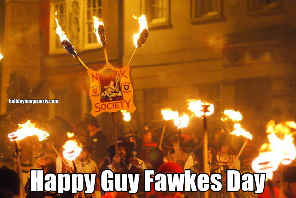 Happy Guy Fawkes Day Celebration Picture