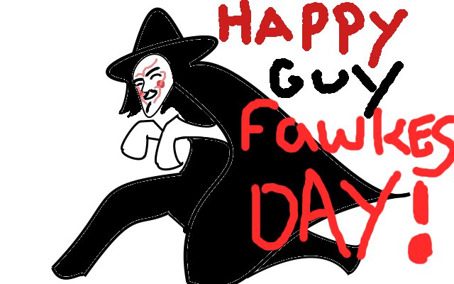 Happy Guy Fawkes Day Clipart