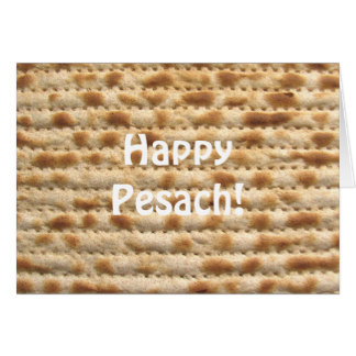 Happy Pesach Matzah Greeting Card