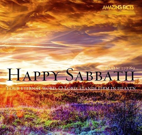 Happy Sabbath Your Eternal Word O Lord Stands Firm In Heaven