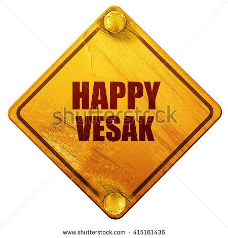 Happy Vesak Signboard