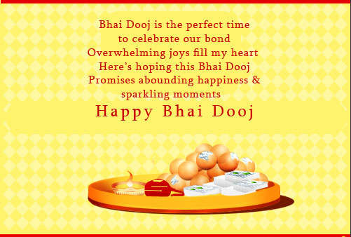 Here's Hoping This Bhai Dooj Promises Abounding Happiness & Sparkling Moments Happy Bhai Dooj