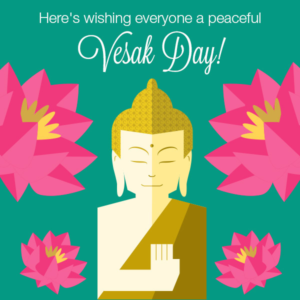 Here's Wishing Everyone A Peaceful Vesak Day