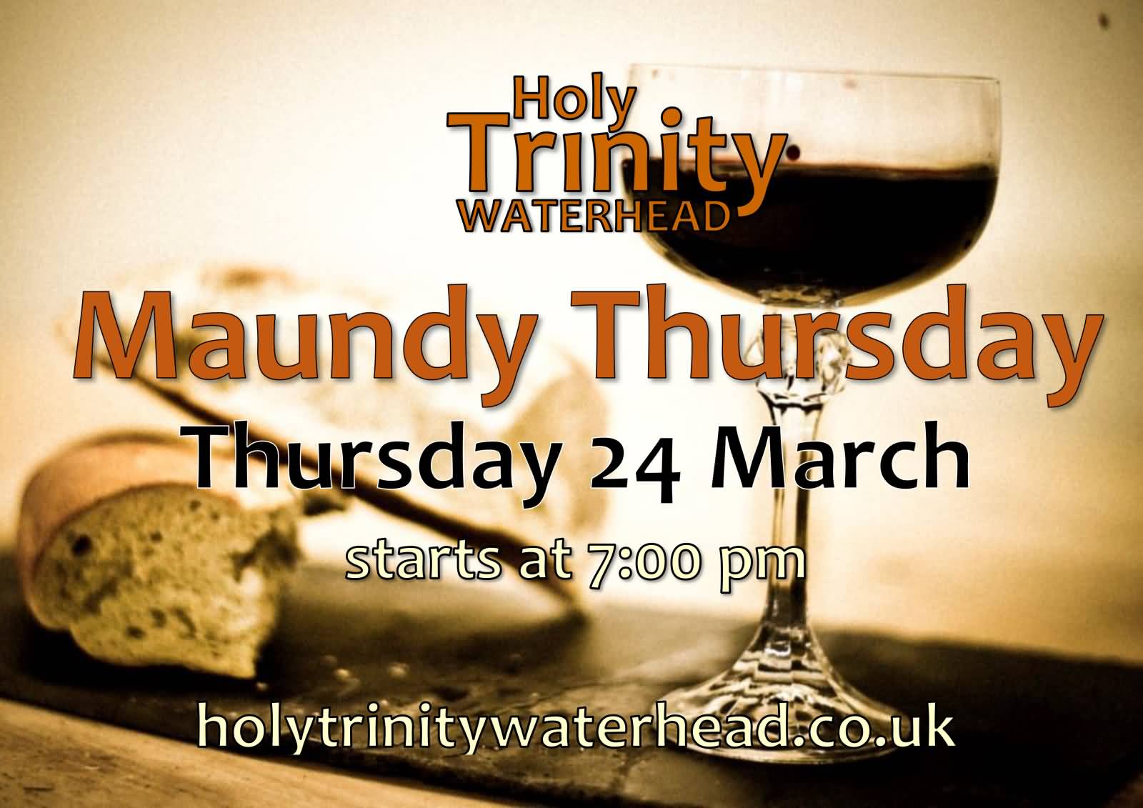 Holy Trinity Waterhead Maundy Thursday