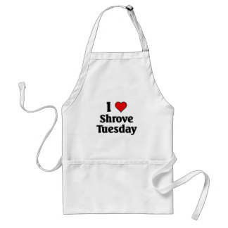 I Love Shrove Tuesday Apron Picture