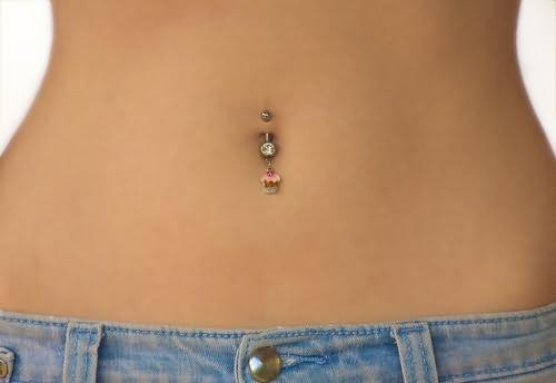 Ice Cream Cup Belly Ring Body Piercing