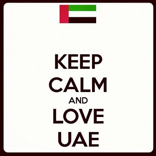 Keep Calm And Love UAE Happy National Day