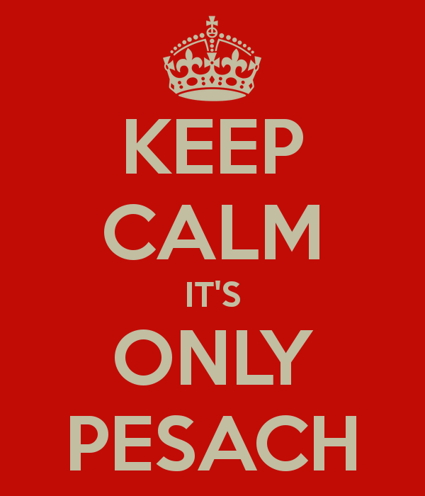 Keep Calm It's Only Pesach