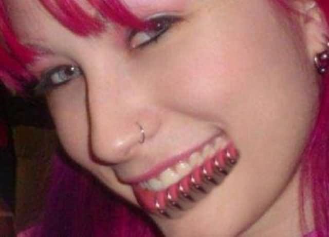 Lip Piercing With Rings For Girls
