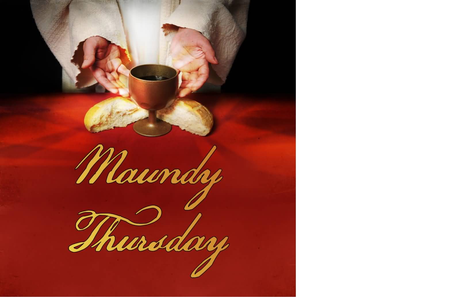 Maundy Thursday Lord's Supper Card