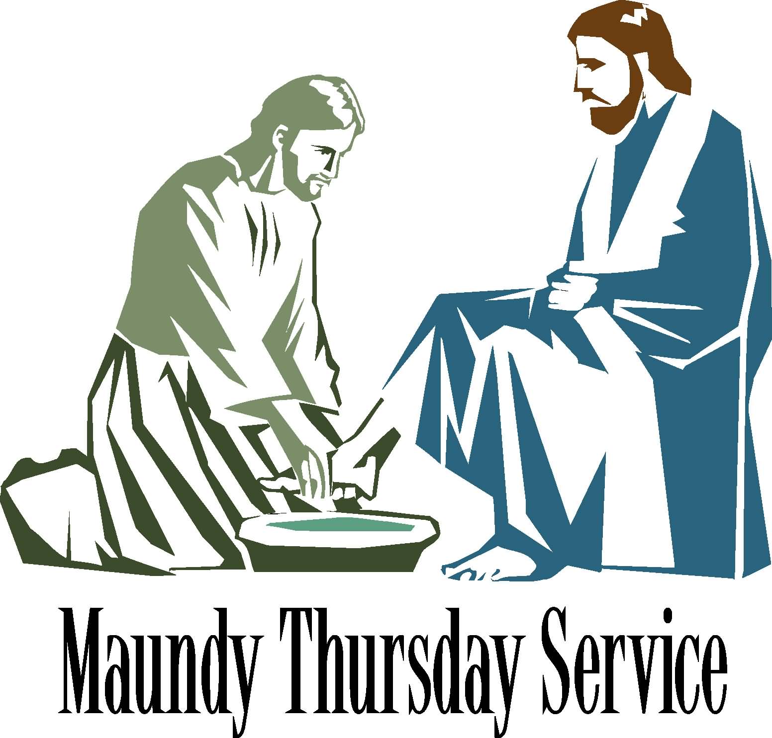 Maundy Thursday Service Illustration