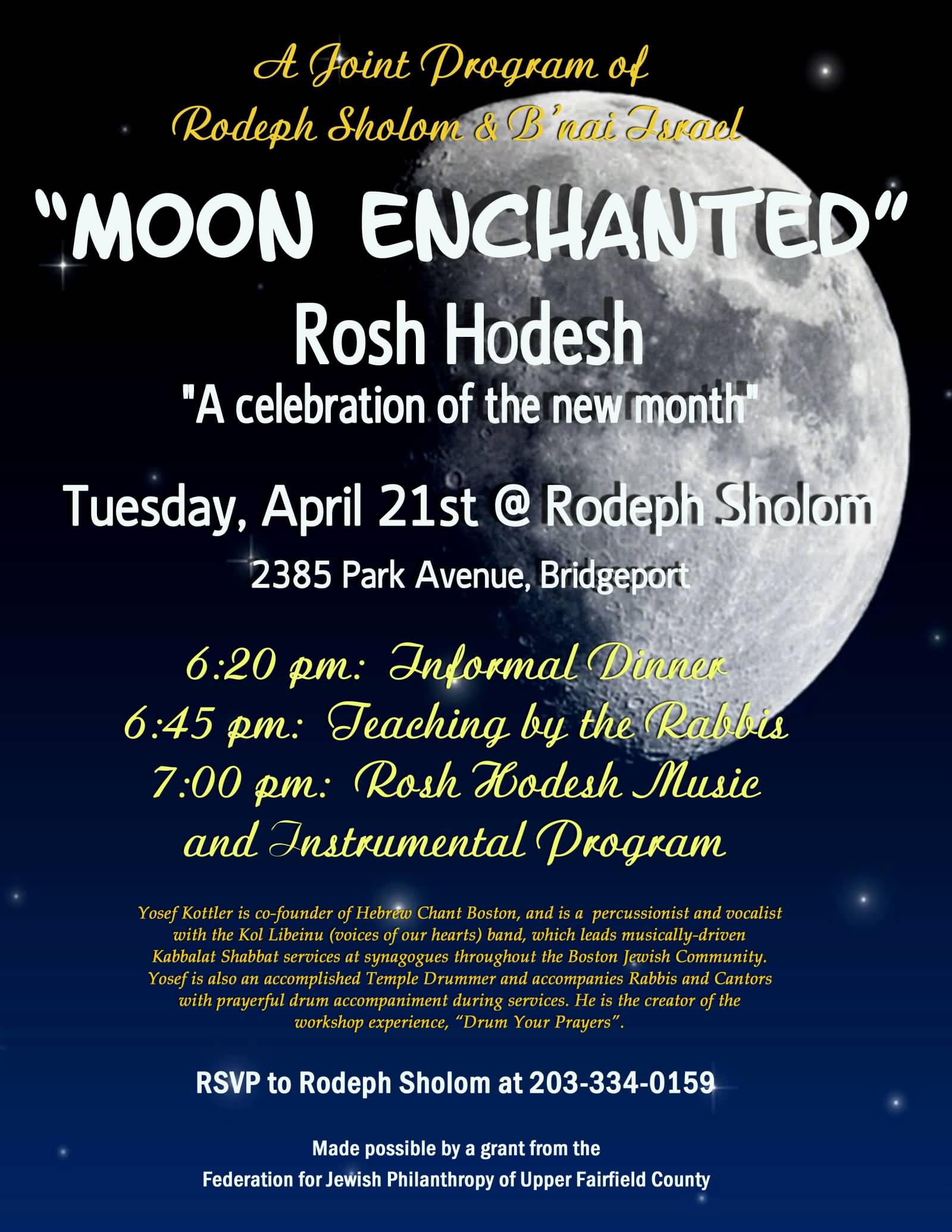 Moon Enchanted Rosh Chodesh A Celebration Of The New Month Poster