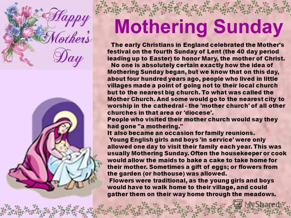 Mothering Sunday Happy Mother's Day