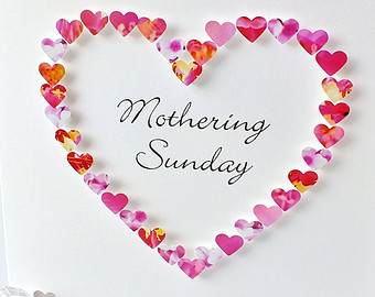Mothering Sunday Hearts Picture
