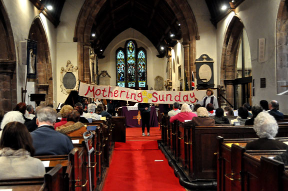Mothering Sunday Mass In Church