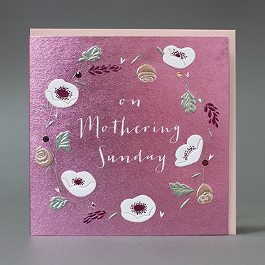 On Mothering Sunday Greeting Card