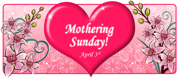 Play Our Exceptional Specials Mothering Sunday Heart Glitter Picture