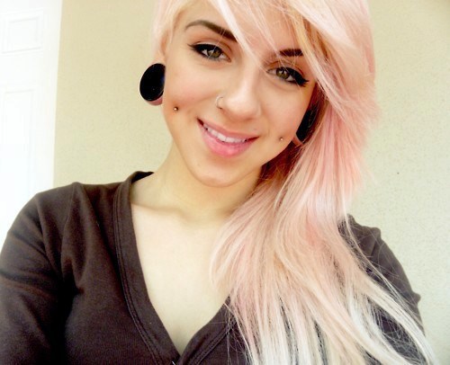 Right Nostril And Dimple Cheek Piercings Ideas