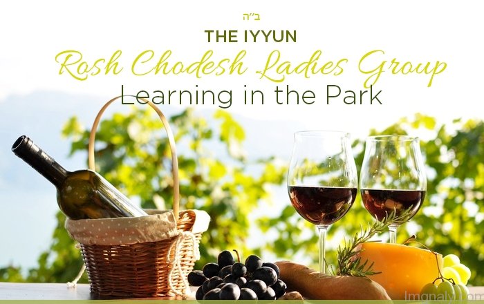 Rosh Chodesh Ladies Group Learning In The Park