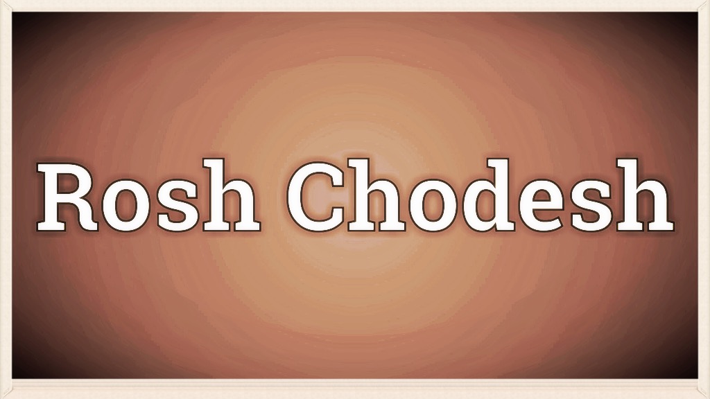 Rosh Chodesh Wishes